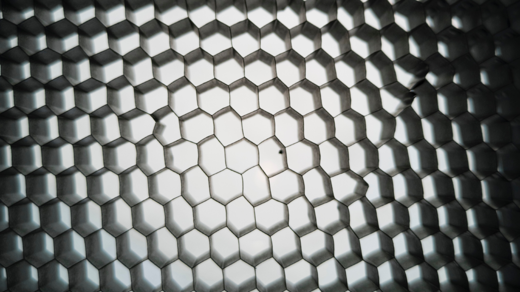 picture of a hexagonal grid